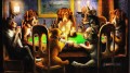 Chiens jouant au poker Animaux facétieux